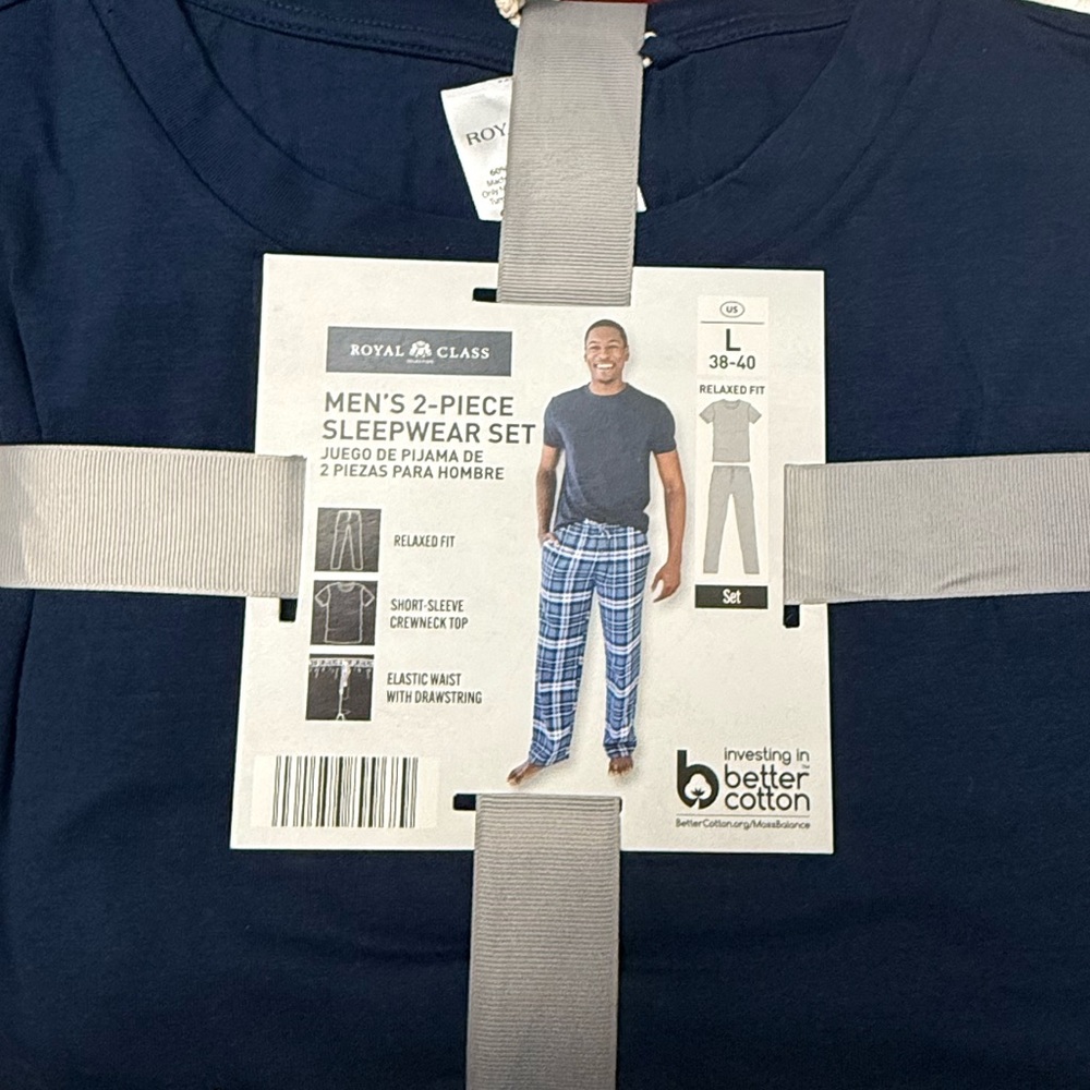 Royal Class Men's Navy Sleepwear Set BNWT